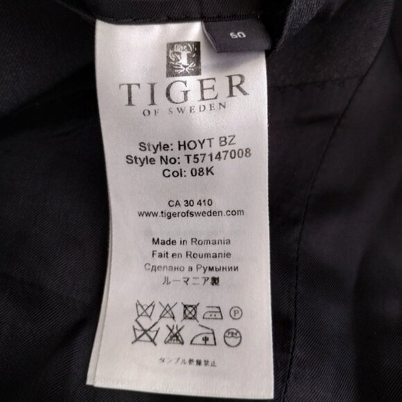 Tiger of Sweden Hoyt Blazer Size 40 Gray Two Button Lined Wool Classic Office - Picture 6 of 16